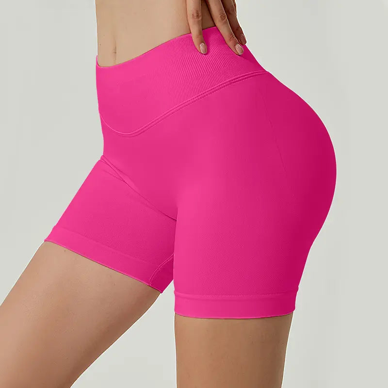 NVWA Women'S 6-Piece Seamless High-Waist Workout Set, Nylon Blend Tight-Fit BBL Booty Biker Shorts, Cooling Quick-Drying Women'S Clothes for Athleisure & Gym Training, Workout Sets Women,Summerwins,Summeroutfits,Vacationoutfits,Beachoutfits