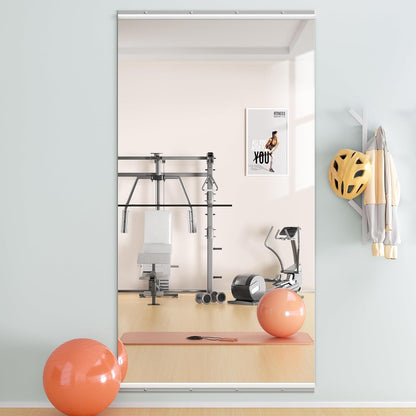 Home Gym Mirror 71" L X 32" W - 1PC Large Full Body Mirror for Yoga, Fitness, Garage, Dance Studio, Wall-Mounted, 0.16In Tempered Glass Frameless